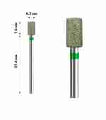 Фреза Алмазна mArt 10 шт (Циліндр Green 4.3*7.6 (М-20))