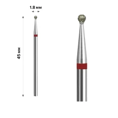 Фреза Алмазна mArt 10 шт (Куля Red 18 мм (М-22))