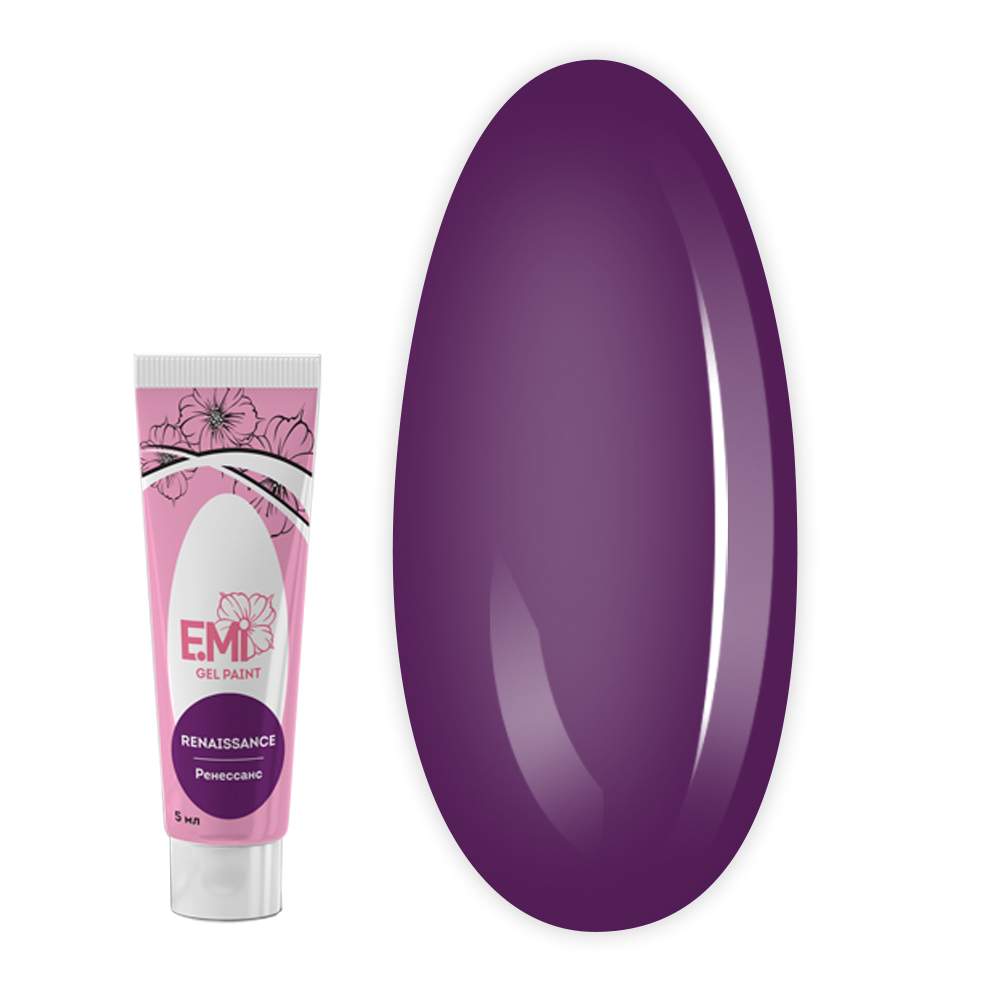 Гель-краска для росписи и стемпипа E.MI 5 мл  (SEASON OF CONTRAST Ренессанс)