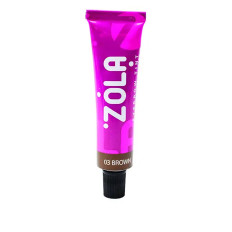 Фарба для брів з колагеном Zola Tint With Collagen 15 мл (03 Brown)