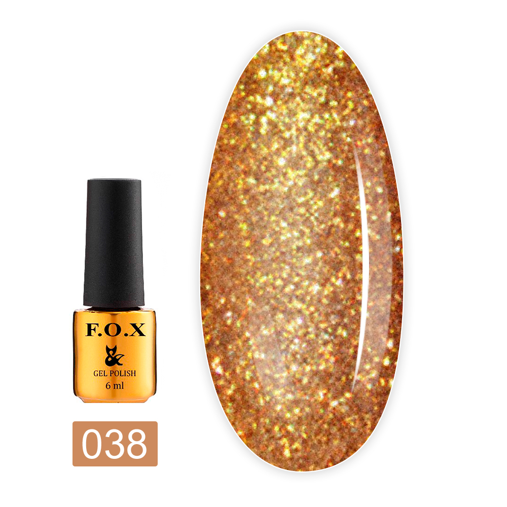 Гель лак FOX Gold Pigment 6 мл (038)