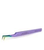 Пинцет Design Lashes Топорик (лиловый)