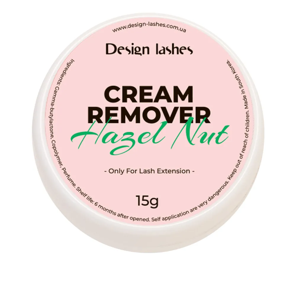 Ремувер кремовий Design Lashes 15 мл (Лісний горіх)