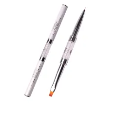 Пензлик KOMILFO Double Gel flat 4 (Nylon)Liner 5 (Nylon)