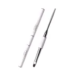 Кисточка KOMILFO Double Metal SpatulaGel oval 6 (Nylon)