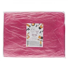 Фартук ПМ полиэтилен 80х125 см 100 шт/уп розовый