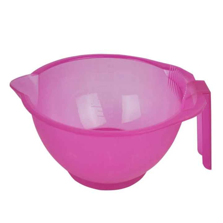 Мисочка для краски с ручкой и зубцами (цвета в ассортименте)