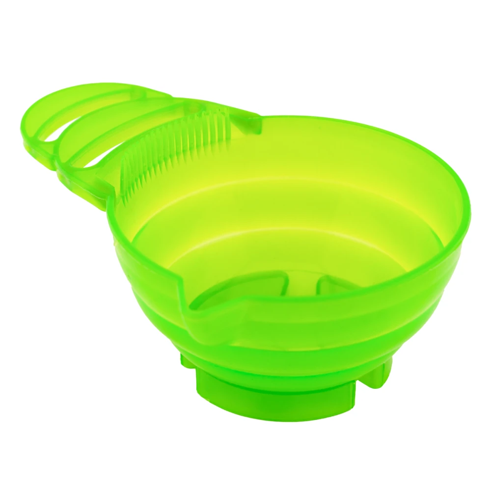 Мисочка для краски с ручкой и зубцами (цвета в ассортименте)