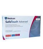 Рукавички нітрил без пудри нестерильні SafeTouch Advanced  Маджента 100 шт р S