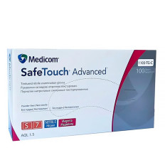 Рукавички нітрил без пудри нестерильні SafeTouch Advanced  Маджента 100 шт р S