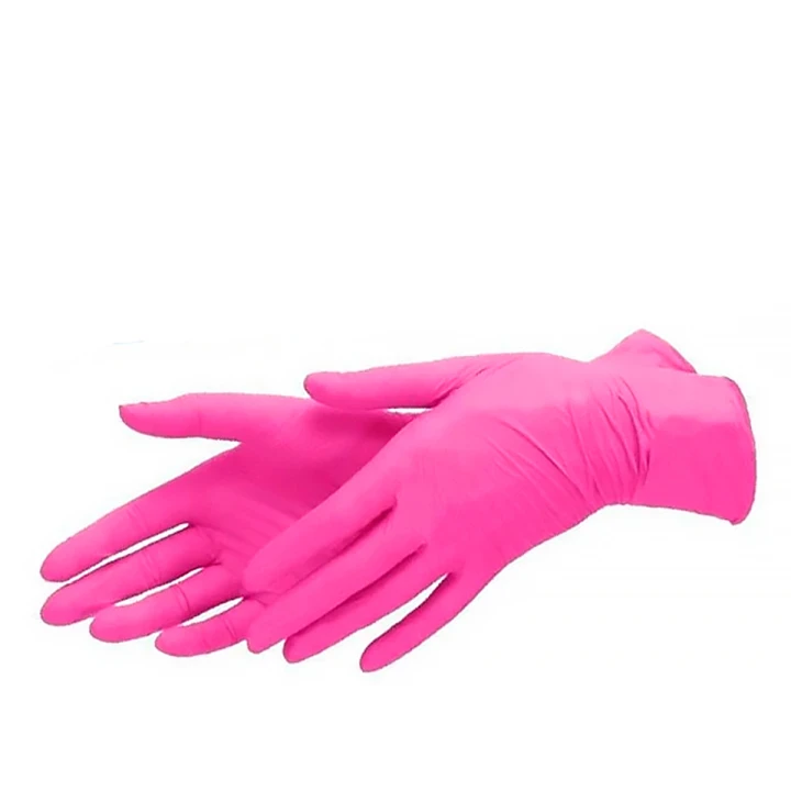 Перчатки нитрил без пудры нестерильные SafeTouch Advanced Маджента 100 шт р М