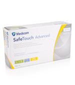 Перчатки нитрил без пудры нестерильные Medicom SafeTouch Advanced Желтый 100 шт р L