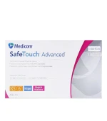 Перчатки нитрил без пудры нестерильные SafeTouch Advanced Маджента 100 шт р XS