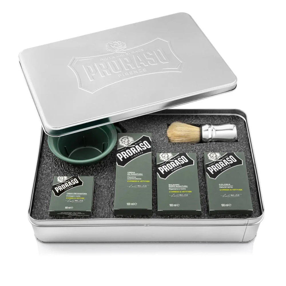Набор для бритья Proraso Shaving Metal Kit CV