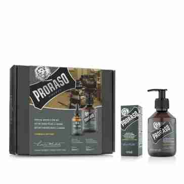Набір для бороди Proraso Duo Pack Oil + Shampoo Cypress & Vetyver 