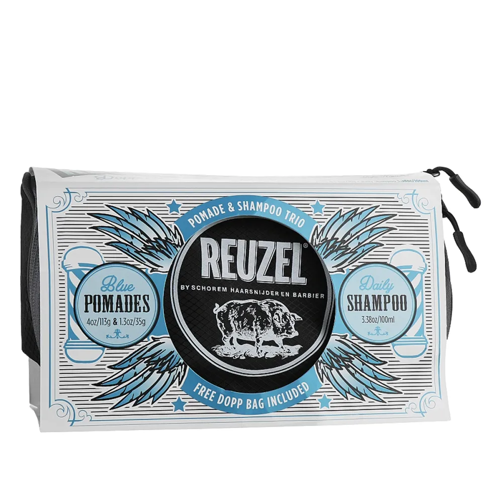 Набор Reuzel Pigs Can Fly Dopp Bag - BLUE