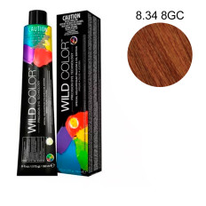 Фарба-крем перманентна KayPro WildColor для волосся 180 мл (8-34 8GC)