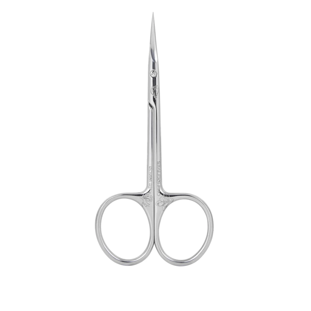 Ножиці Сталекс EXCLUSIVE ЅХ-221 проф дкутикули (Magnolia)