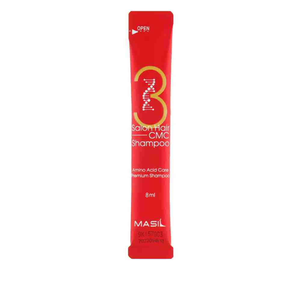 Міні шампуні зміцнюючи з амінокислотами Masil 3 Salon Hair CMC Shampoo 8 мл 1 шт