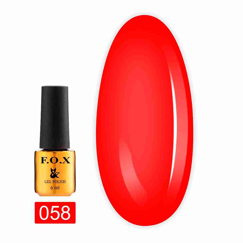 Гель-лак FOX Gold Pigment 6 мл (058)