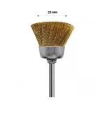 Щетка mArt латунная 20 мм