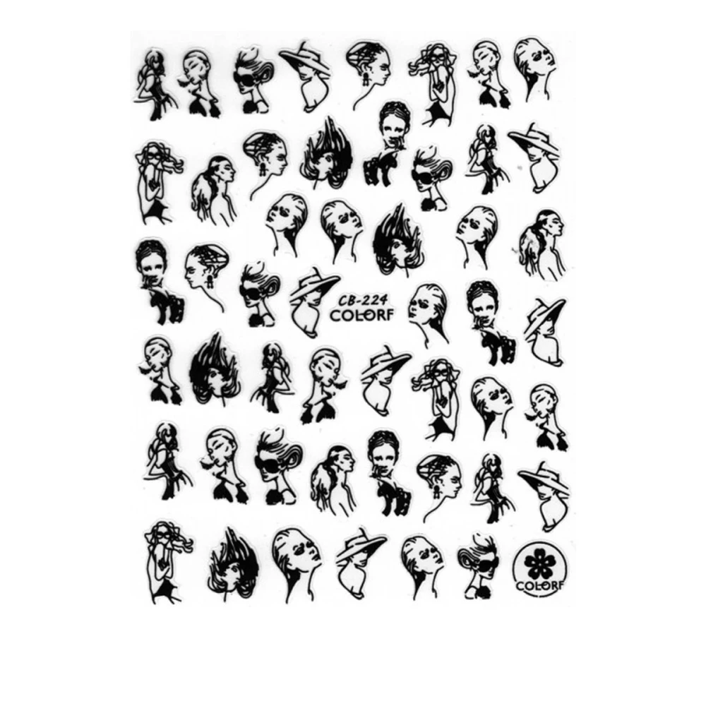 Наклейка для ногтей mArt (CB224)