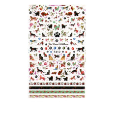 Наклейка для ногтей mArt (F412)