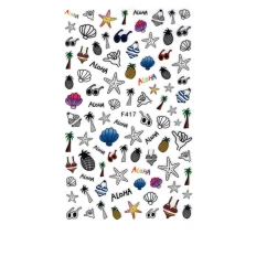Наклейка для ногтей mArt (F417)