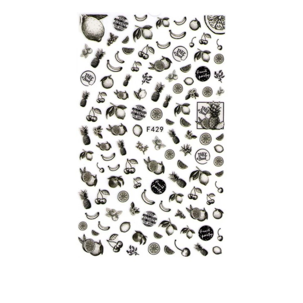 Наклейка для ногтей mArt (F429)