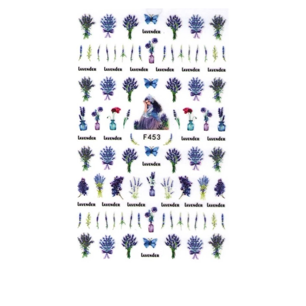 Наклейка для ногтей mArt (F453)