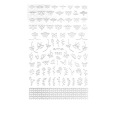 Наклейка для ногтей mArt (F552 белая)