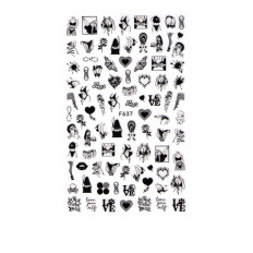 Наклейка для нігтів mArt (F637)