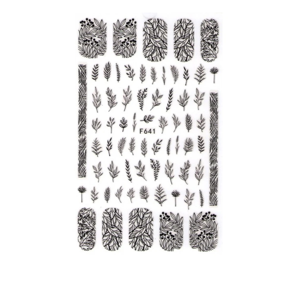 Наклейка для нігтів mArt (F641)