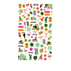 Наклейка для нігтів mArt (F761)