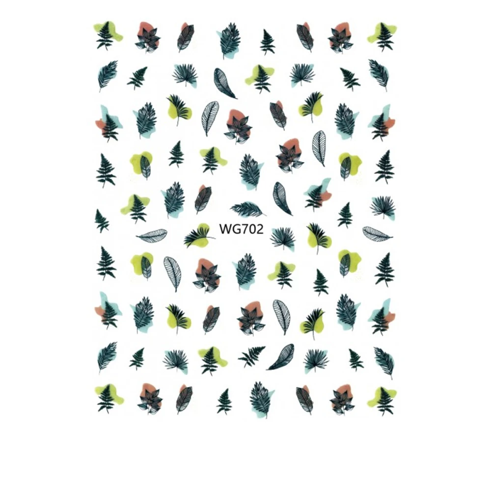 Наклейка для нігтів mArt (WG702)