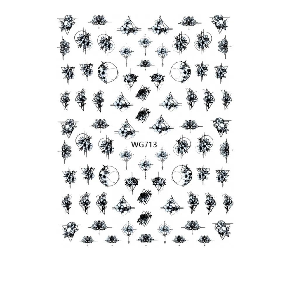 Наклейка для ногтей mArt (WG713)