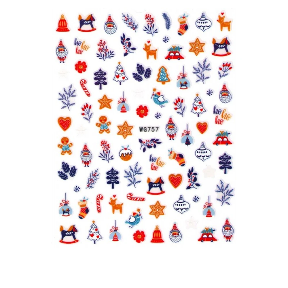 Наклейка для нігтів mArt (WG757 зима)