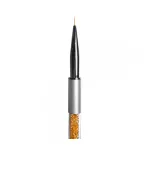 Пензлик Liner 7 мм mArt золото з ковпачком