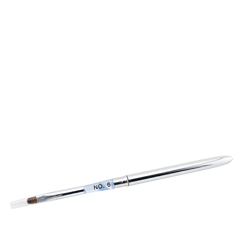 Пензель гель овал з ковпачком  №6