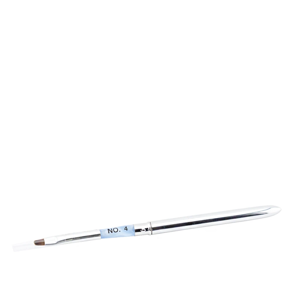 Кисть гель овал с колпачком №4