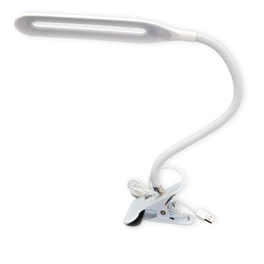 Лампа светодиодная USB LED на защелке белая