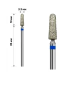 Фреза Алмазная mArt (М-003 Конус закругленный Blue 3.3*10)