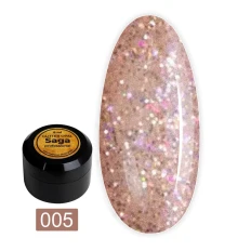 Гель для дизайну Saga Opal glitter 8 мл (баночка) (05)