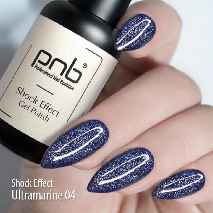 Гель лак PNB Shock Effect светоотражающий 8 мл (04)