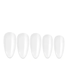 Типсы гелевые для ногтей в пластиковом контейнере 240 штук (Миндаль)