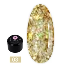 Гель для дизайна Glitter Foill 8 мл (баночка) (03)