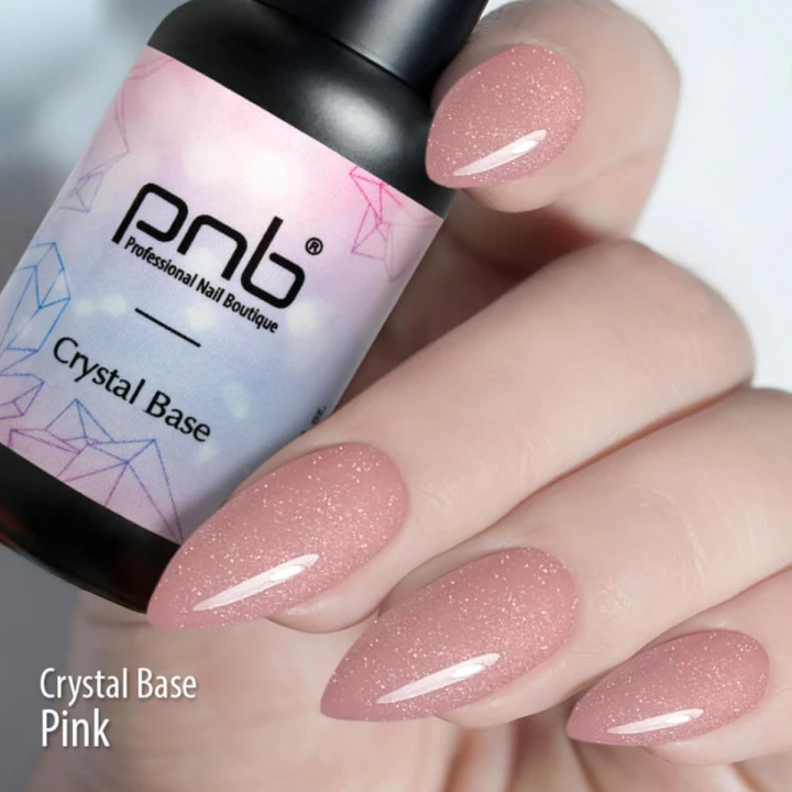 База PNB Crystal Base светоотражающая 8 мл (Розовая)
