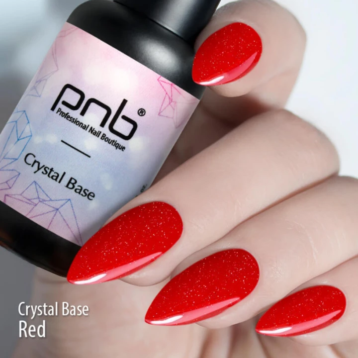 База PNB Crystal Base світловідбивна 8 мл (Червона)