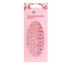 Наклейки для ногтей E.MI Charmicon 3D Silicone Stickers (Ягоды № 43 золото/серебро)