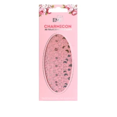 Наклейки для ногтей E.MI Charmicon 3D Silicone Stickers (Рыбки № 47 золото/серебро)